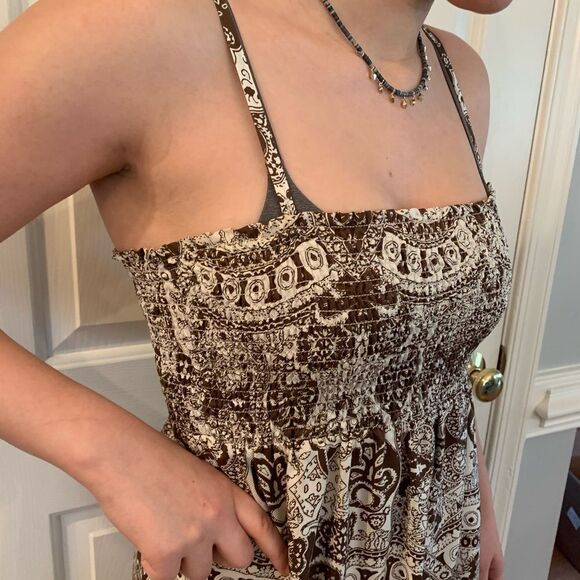 Talbots Long Smocked Sundresses sz M - Picture 2 of 3